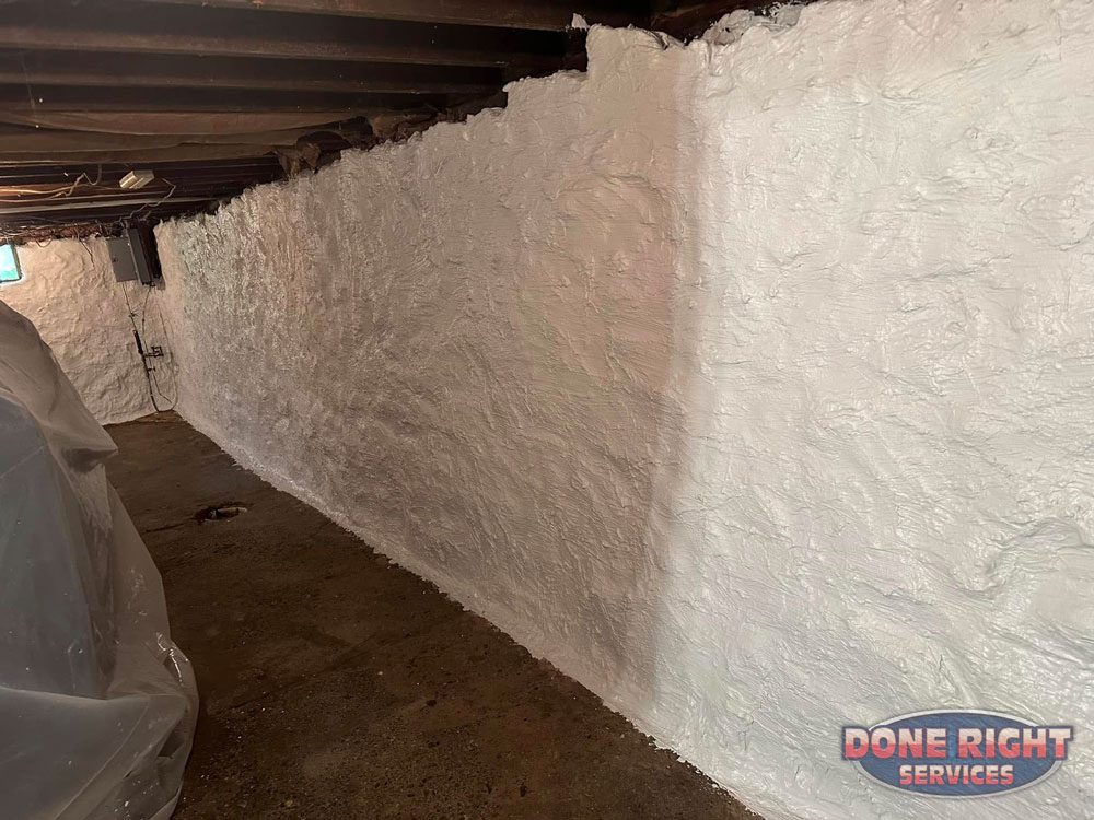 Basement Waterproofed Wall